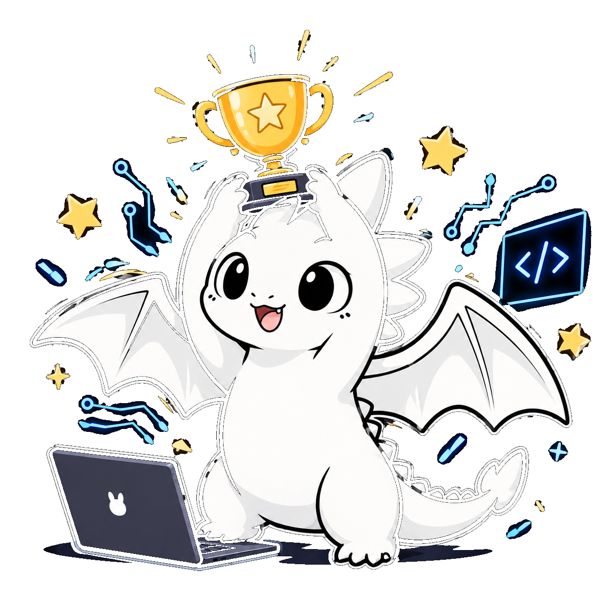 BlueBit Mascot